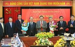 2 bí thư tỉnh làm Phó Ban Nội chính Trung ương