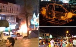 Thái Lan: Bạo loạn tại Phuket, người dân đốt xe cảnh sát