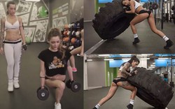 Ngất ngây với những cô gái sexy trong phòng tập gym