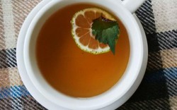 Giao mùa, làm trà mật ong tía tô chống cảm cúm, đẹp da