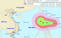 Xuất hiện siêu bão Koppu ngoài biển Đông