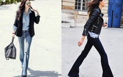 Các cô gái, hãy tạm biệt quần jeans ống côn!