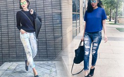 4 mẹo giúp Tăng Thanh Hà mặc quần jeans tuyệt đẹp