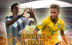 Argentina vs Brazil: Chia điểm