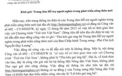 “Chấm dứt ngay việc mạo danh Trung ương Hội NDVN”