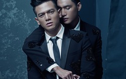 Quang Đại âu yếm người mẫu nam trong bộ ảnh mới