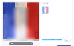 Cách làm hiệu ứng màu cờ Pháp cho avatar Facebook