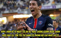 ẢNH CHẾ: Di Maria “dìm hàng” Real, Messi không bằng con ngựa