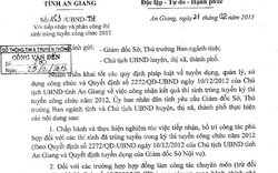 Vụ nói xấu chủ tịch tỉnh: Cán bộ thanh tra không đạt chuẩn?