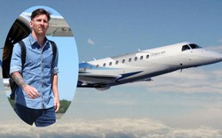 Đua với Ronaldo, Messi mua máy bay giống... bầu Đức?