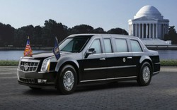 Xem siêu xe Tổng thống Mỹ phô diễn uy lực chống đạn