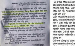 Rút 'cảnh báo tình trạng bắt cóc trẻ em trên toàn TP. Cà Mau'