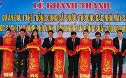 Khánh thành nhà máy cấp nước thô lớn nhất Bắc Trung Bộ