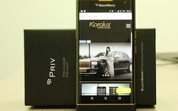 Lộ ảnh BlackBerry Priv phiên bản mạ vàng 24K