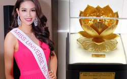 Phạm Hương mang sen vàng đến Hoa hậu Hoàn vũ 2015
