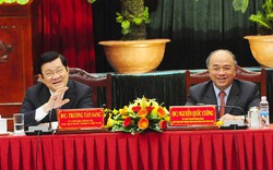 Chủ tịch nước Trương Tấn Sang làm việc với T.Ư Hội NDVN
