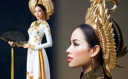 Phạm Hương khoe eo thon trong trang phục dân tộc