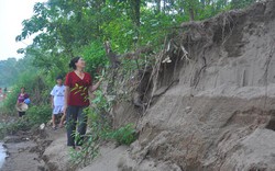 Biến đổi khí hậu “gõ cửa” làng quê: Sông đổi dòng gặm đất, nuốt nhà