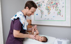Mark Zuckerberg khoe ảnh chăm con: Hạnh phúc tràn trề
