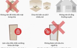 Infographic: Cách chống trộm đột nhập