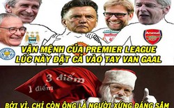 ẢNH CHẾ: Van Gaal 'chia điểm' thay Mourinho, Ngọc Hải khổ vì tiền
