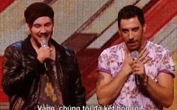 Video: Cặp đôi đồng tính gây sốt X-Factor Anh
