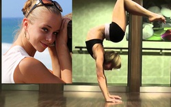 Trầm trồ với màn yoga điêu luyện của người đẹp Mỹ