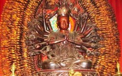 Tượng cổ Phật bà nghìn tay nghìn mắt ở Hưng Yên bị đánh cắp
