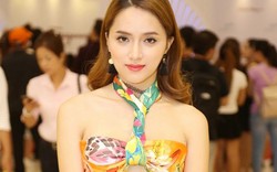 Hương Giang Idol biến khăn thành nội y khoe vòng 1 gợi cảm