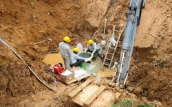Hà Nội: Đường ống nước sông Đà gặp sự cố lần thứ 20