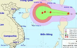 Áp thấp nhiệt đới mạnh lên thành bão, áp sát Biển Đông