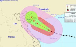 Quảng Ninh - Hải Phòng nằm trong tâm siêu bão Sarika