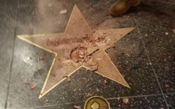 Ngôi sao của Trump ở Đại lộ Danh vọng bị đập nát