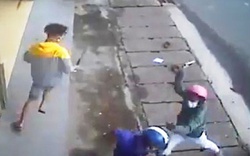 Thanh niên bị nhóm người bịt khẩu trang chém giữa phố