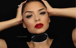 Hết hồn với kiểu make up đầu bay lơ lửng