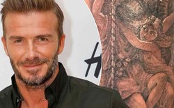 Ngắm hình xăm mới siêu đẹp và chất của David Beckham