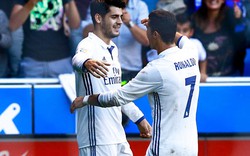 SỐC: Hiệu suất ghi bàn của Ronaldo kém xa Alvaro Morata