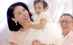 Hoa hậu Hà Kiều Anh mở tiệc mừng thôi nôi con gái nhỏ