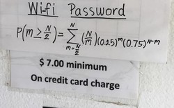 Cửa hàng bắt khách giải bài toán này mới có mật khẩu wifi