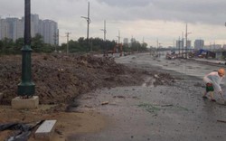 Bùn đất, phế thải “tấn công” siêu đô thị Thủ Thiêm