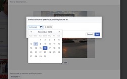 Cách làm ảnh đại diện hẹn giờ trên Facebook