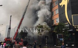 Cháy lớn trên phố HN: "Quán karaoke mới khai trương khoảng 10 ngày"