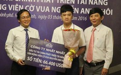 Thần đồng cờ vua Nguyễn Anh Khôi được tài trợ gần 1,5 tỷ đồng