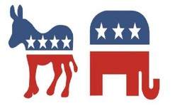Vì sao voi và lừa là biểu tượng của 2 đảng lớn nhất Mỹ?