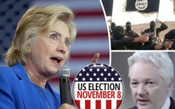Bầu cử Mỹ: Ông trùm Wikileaks tung đòn mạnh vào Hillary Clinton