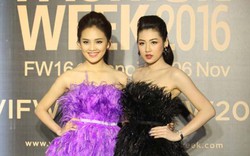 Dàn hoa, á hậu kiêu sa trên thảm đỏ Vietnam International Fashion Week