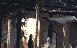 Vụ hỏa hoạn tại ngôi chùa ven Hồ Tây: Pho tượng cổ đã bị cháy đen