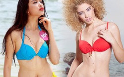 Màn "đánh võng" với bikini vượt mặt đối thủ của Lệ Hằng