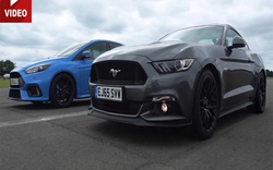 Xem "cuộc đối đầu" giữa Focus RS với Mustang GT