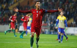 Clip Ronaldo lập cú đúp, Bồ Đào Nha đại thắng Latvia